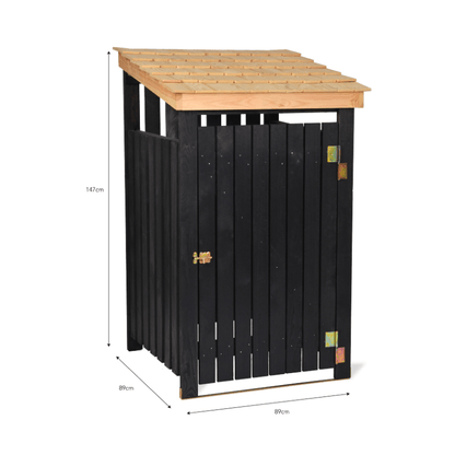 Chelwood Bin Store - Black