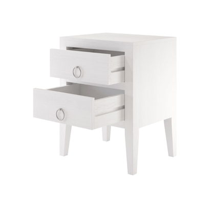 Cheriton Bedside White - 2 Drawer