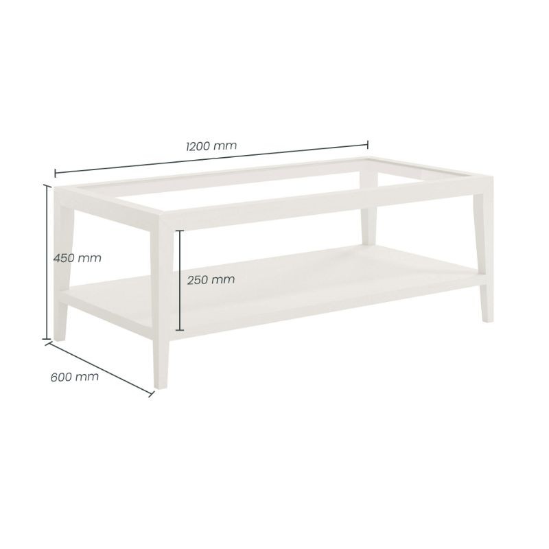 Cheriton Coffee Table - White