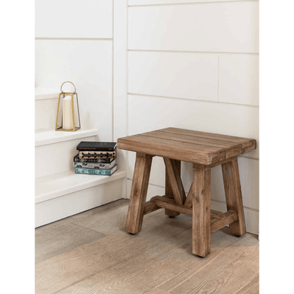 Chilford Acacia Solid Wood Stool