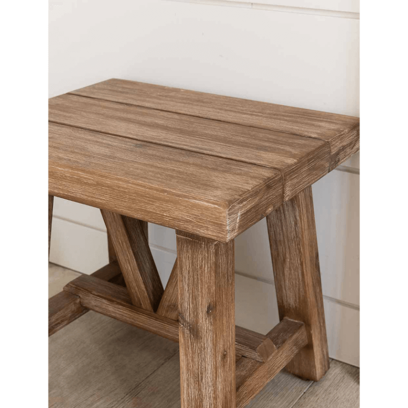 Chilford Acacia Solid Wood Stool