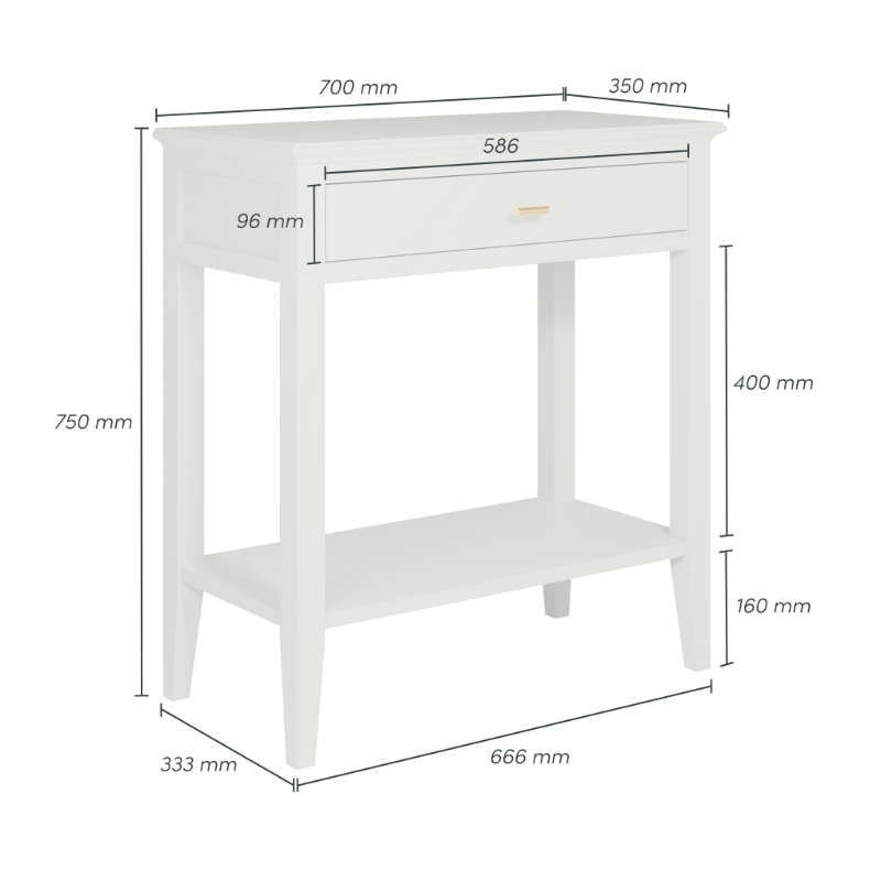 Chilworth Console - Grey