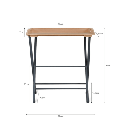 Clockhouse Black Desk Tray