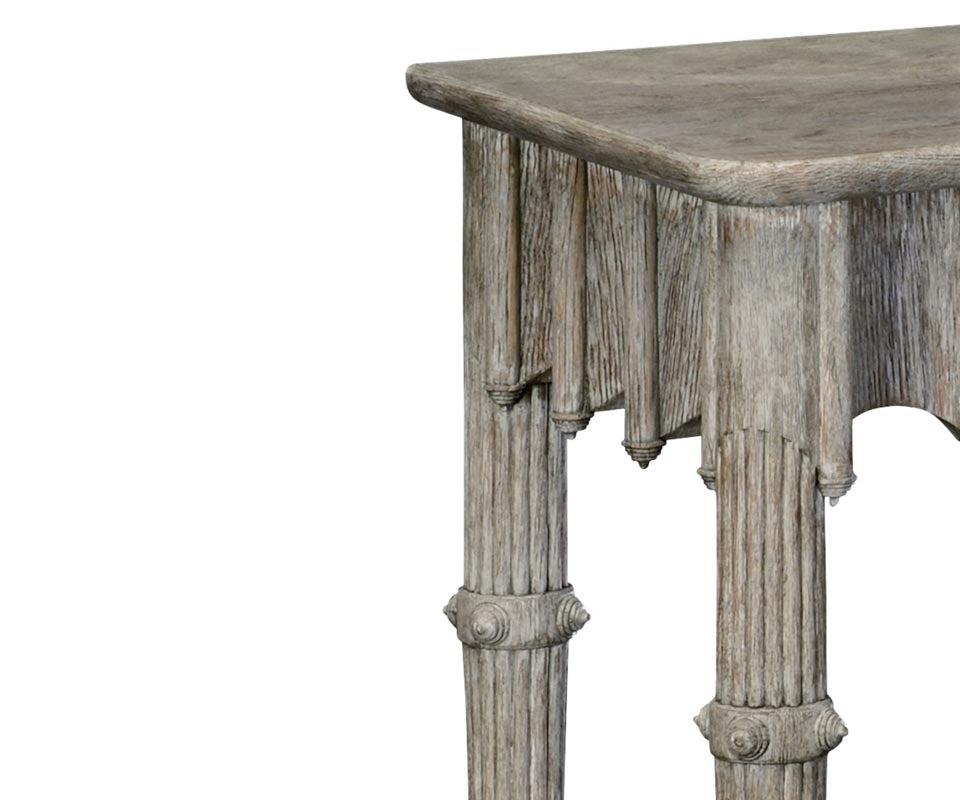 Artaross Console Greyed Oak