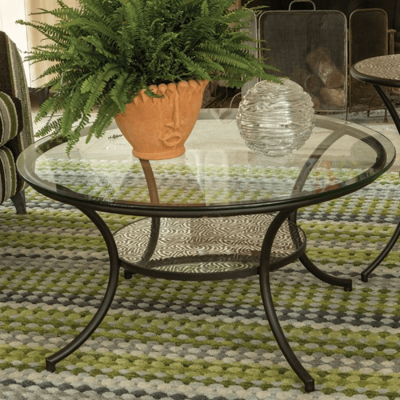 Coralia Coffee Table Table Verre Églomisé