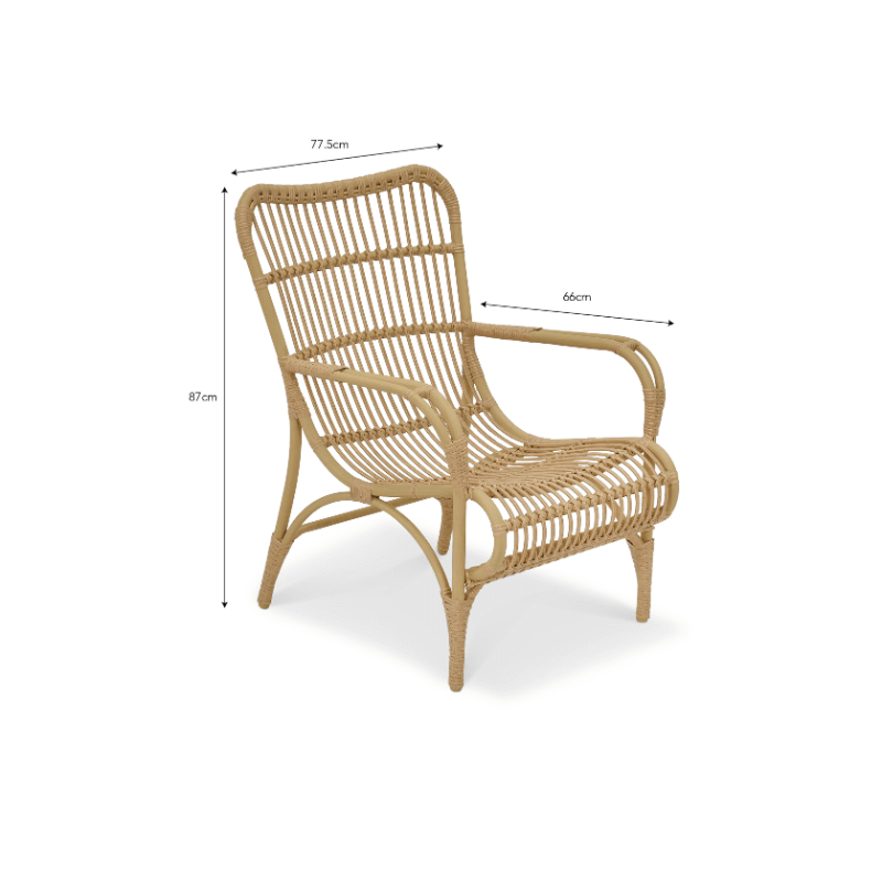 Corston Lounge Chair - Natural