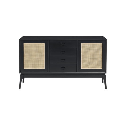 Elder Natural Sideboard - Black