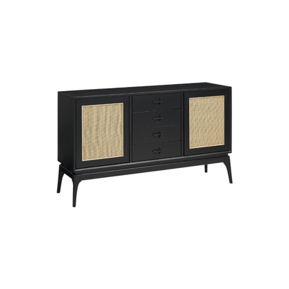 Elder Natural Sideboard - Black