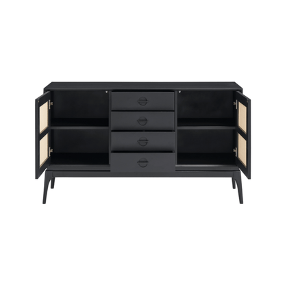 Elder Natural Sideboard - Black