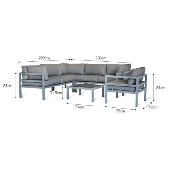 West Strand Corner Sofa Set