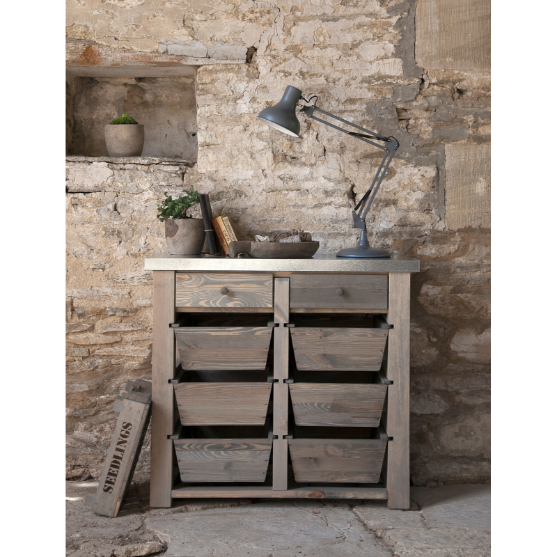 Aldsworth 8 Drawer Storage Unit - Natural