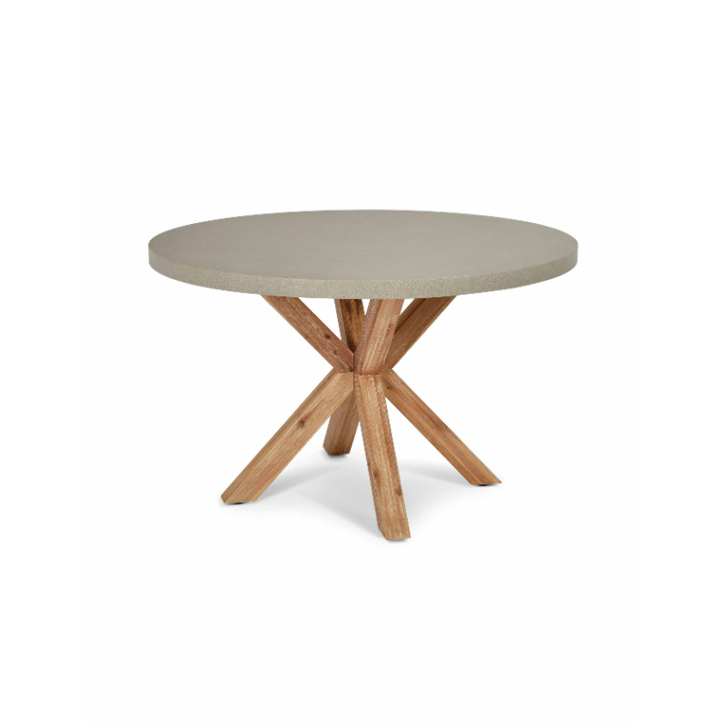 Burford Round Dining Table - 120 cm - Natural