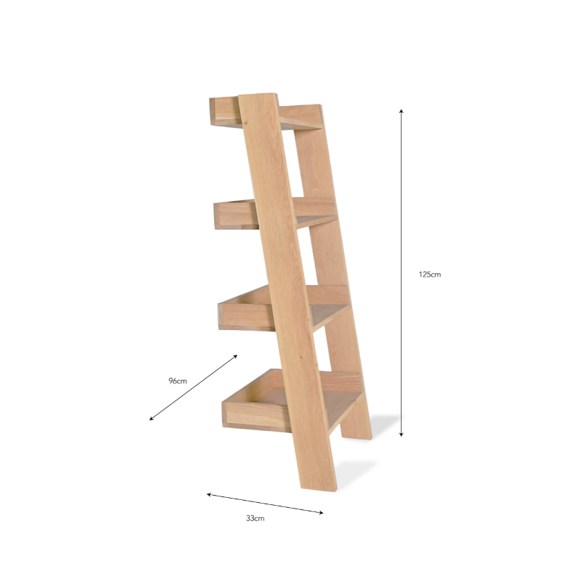 Hambledon Low Oak Shelving Unit