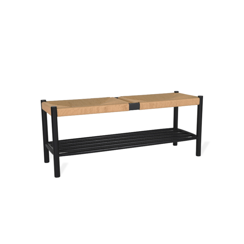 Longworth Hallway Bench - Black