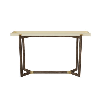 Hambledon Console - Cream Shagreen