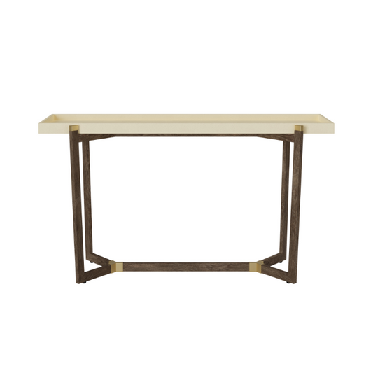 Hambledon Console - Cream Shagreen