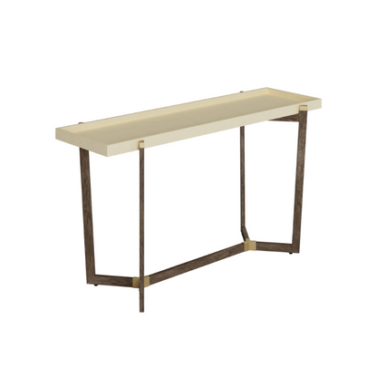 Hambledon Console - Cream Shagreen