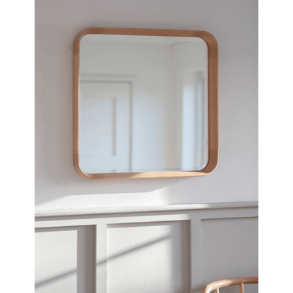 Hambledon Square Mirror 6cm - Natural