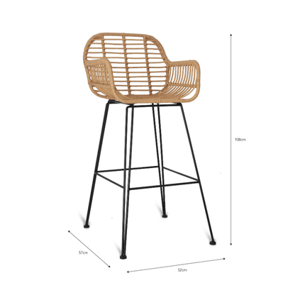 Hampstead Bar Stool with Arms