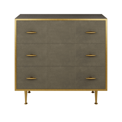 Hampton Chest of Drawers - Grey Shagreen