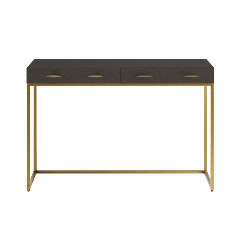 Hampton Console - Brown Shagreen