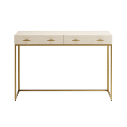 Hampton Console - Ivory Shagreen