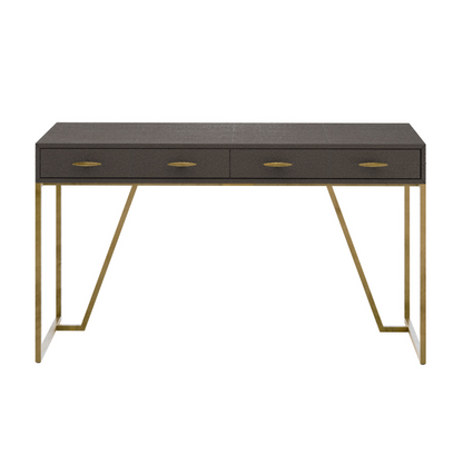 Hampton Desk - Brown Shagreen