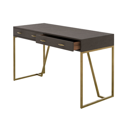 Hampton Desk - Brown Shagreen