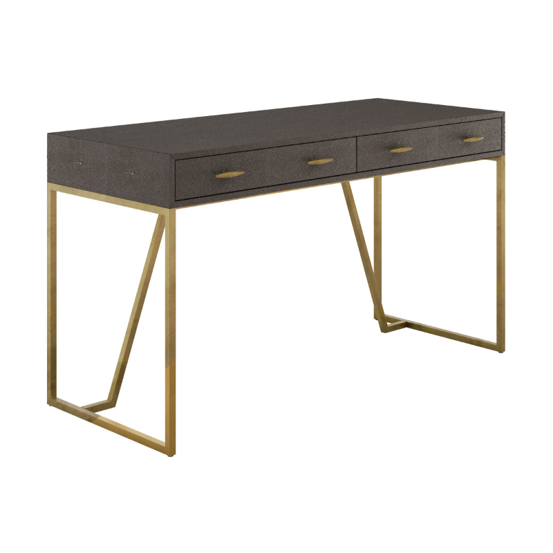 Hampton Desk - Brown Shagreen