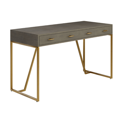 Hampton Desk - Grey Shagreen