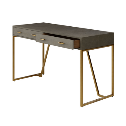 Hampton Desk - Grey Shagreen