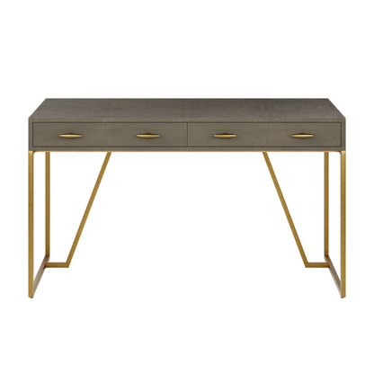 Hampton Desk - Grey Shagreen