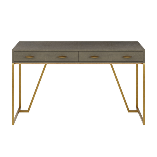 Hampton Desk - Grey Shagreen