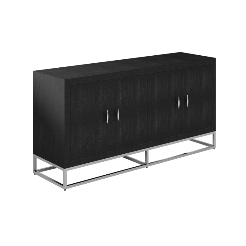 Hampton Sideboard - Black Shagreen