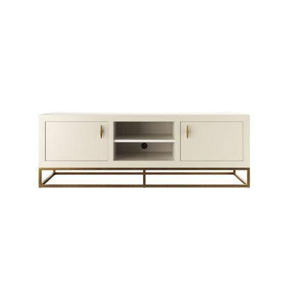 Hampton TV Unit - Ivory Shagreen