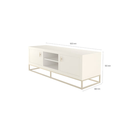 Hampton TV Unit - Ivory Shagreen