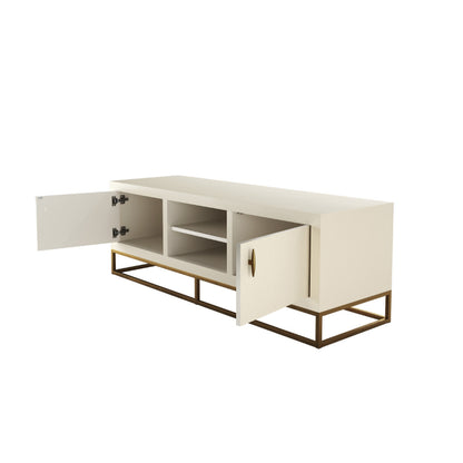 Hampton TV Unit - Ivory Shagreen