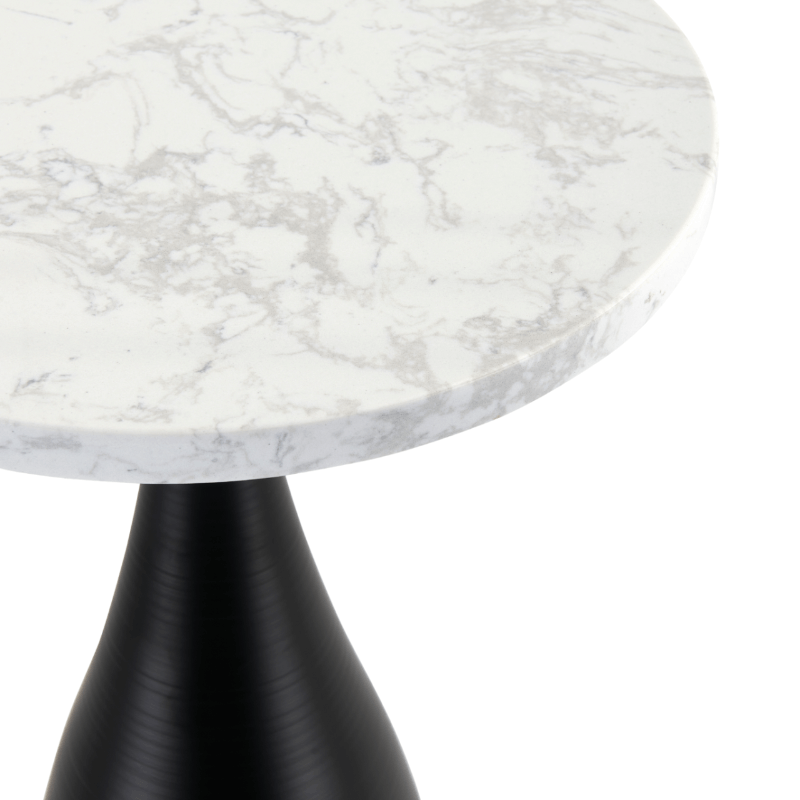 Hazel Marble Lamp Table