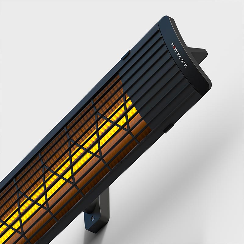 Next 3000W Radiant Heater - Black