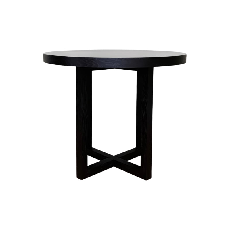 Iris Wenge Dining Table - Black Stained Oak