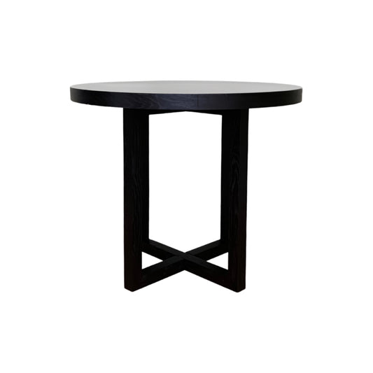 Iris Wenge Dining Table - Black Stained Oak