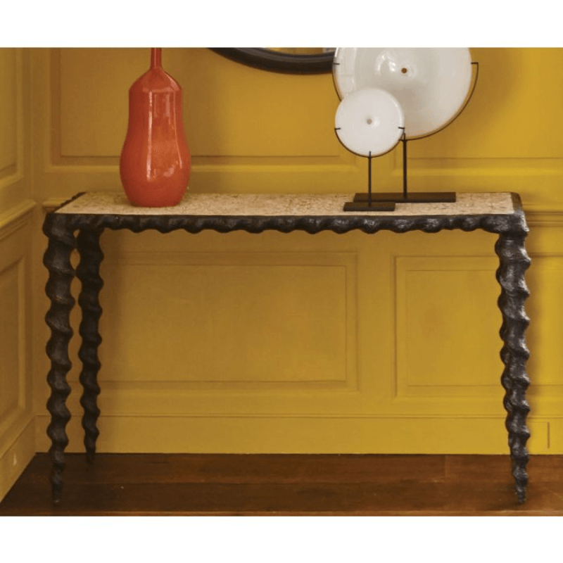 Karinta Console Table White Oyster