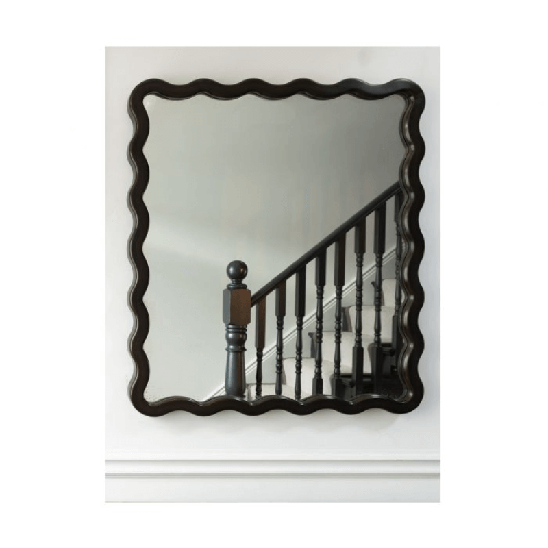 Keste Rectangular Mirror in Antique Bronze