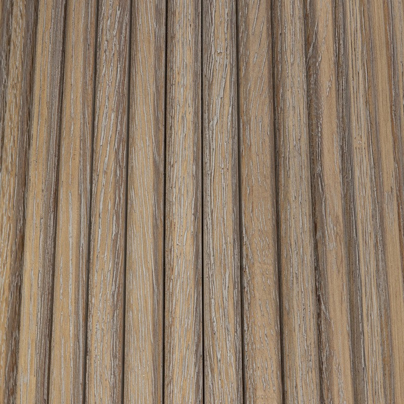 Leckford Ribbed Occasional Table - Aged Oak