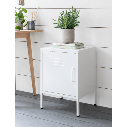 Left Marlborough Storage Locker in Lily White - Small