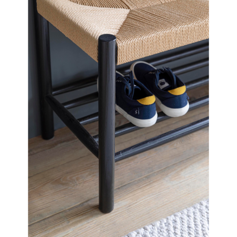 Longworth Hallway Bench - Black