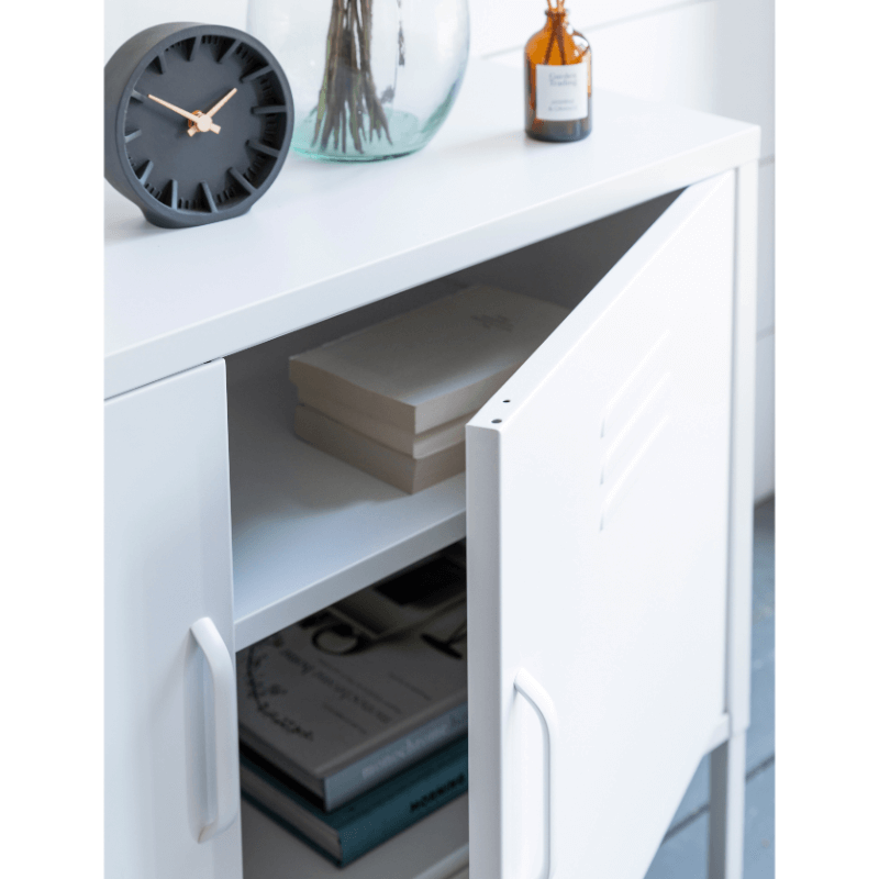 Low Marlborough Storage Locker - Lily White