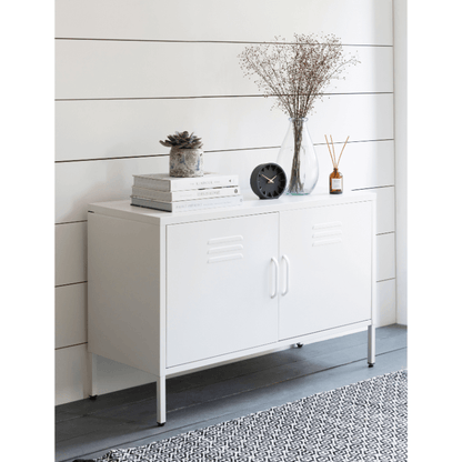 Low Marlborough Storage Locker - Lily White