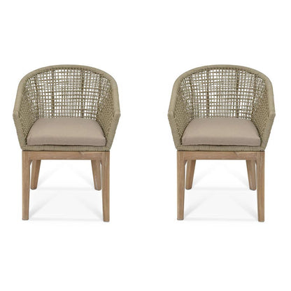 Lynton Set of 2 Dining Chairs - Grey