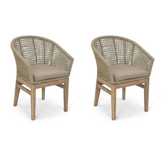 Lynton Set of 2 Dining Chairs - Grey